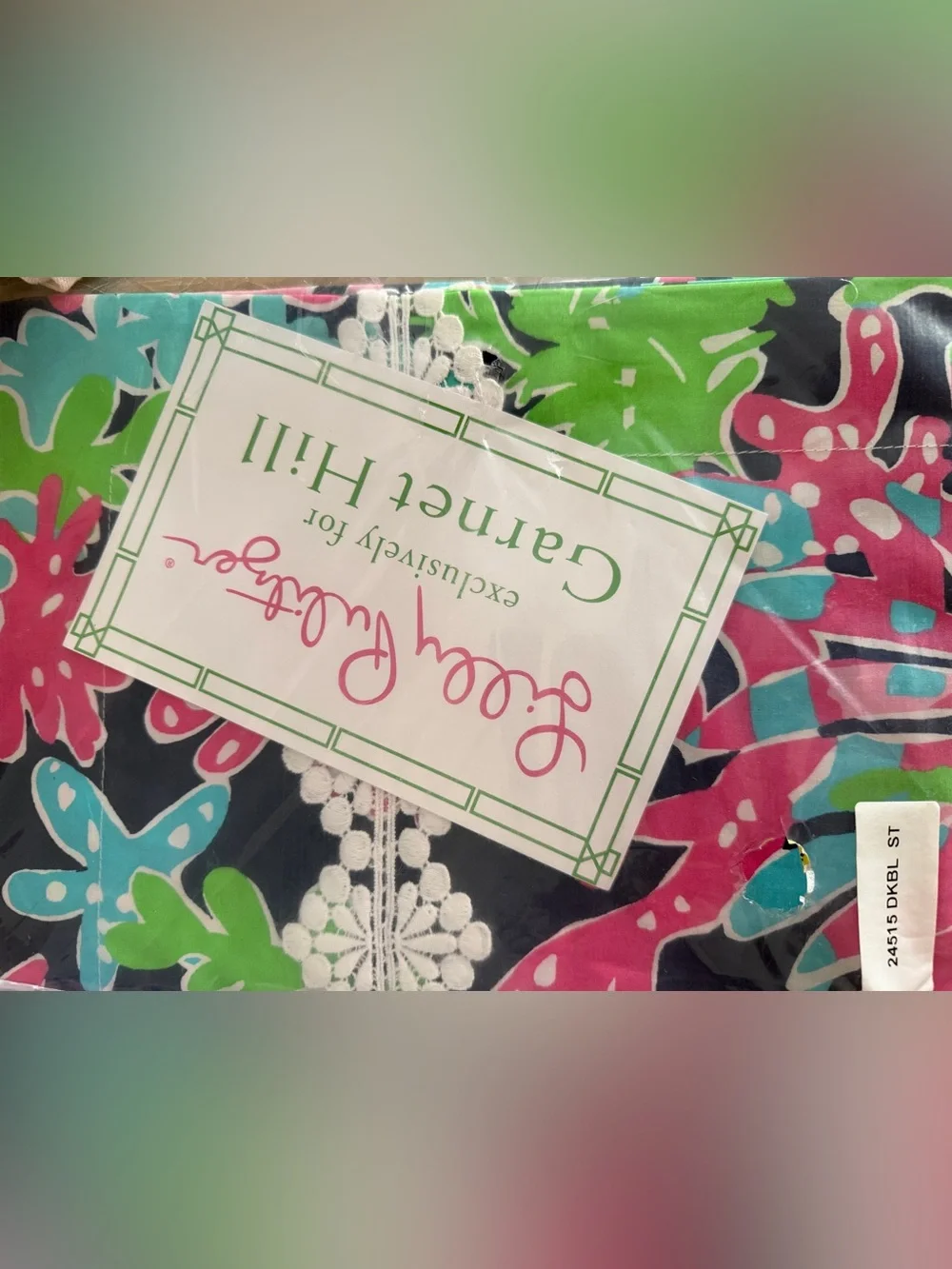 Lilly Pulitzer x Garnet Hill Trippin and Sippin duvet cover twin and sham new